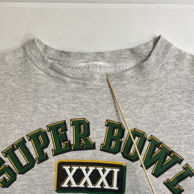 Vintage Green Bay Packers Super Bowl XXXI Champs Crewneck Size XL 1997 90s NFL