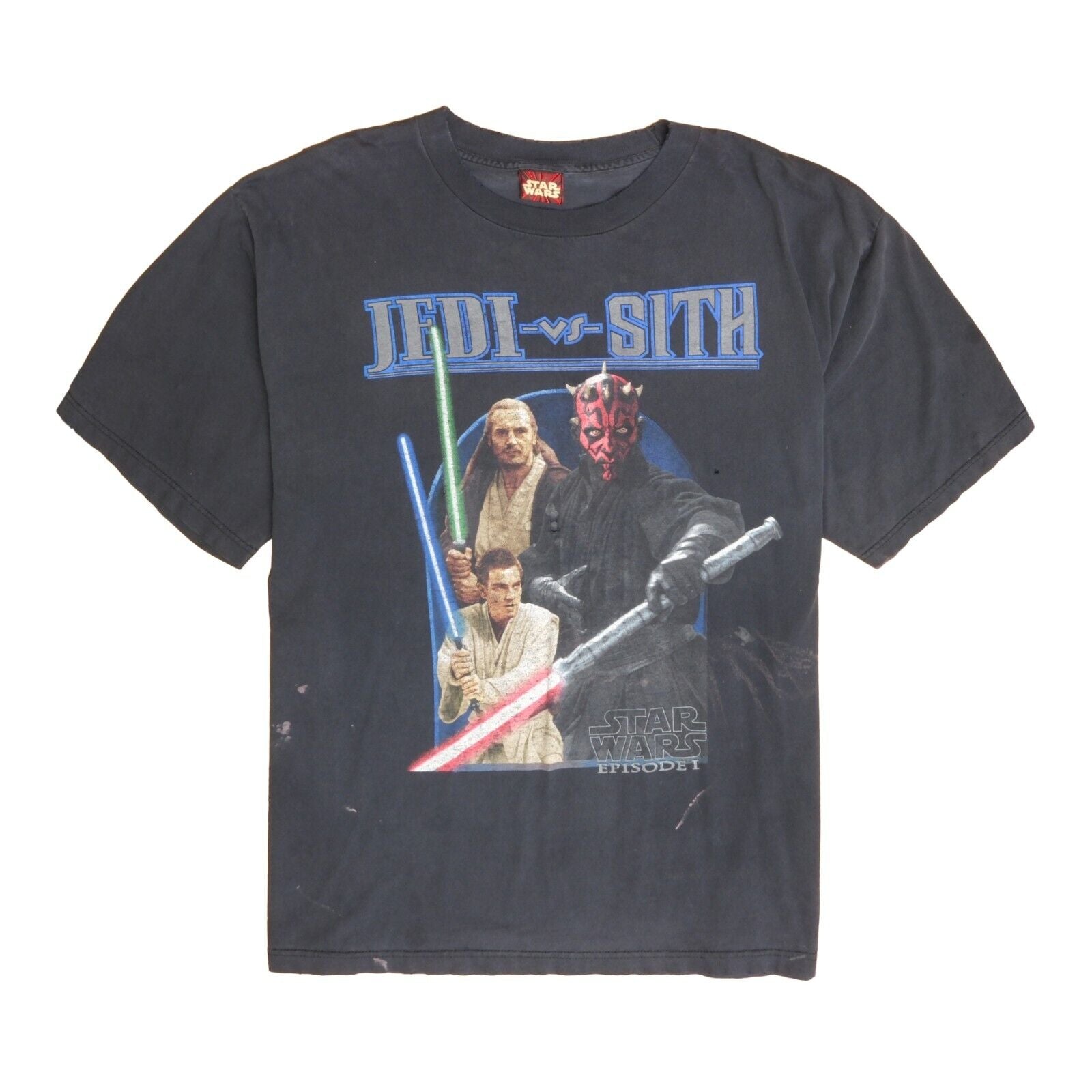 Vintage Star Wars Episode I Jedi Vs Sith T-Shirt 3XL Darth Maul Movie Promo