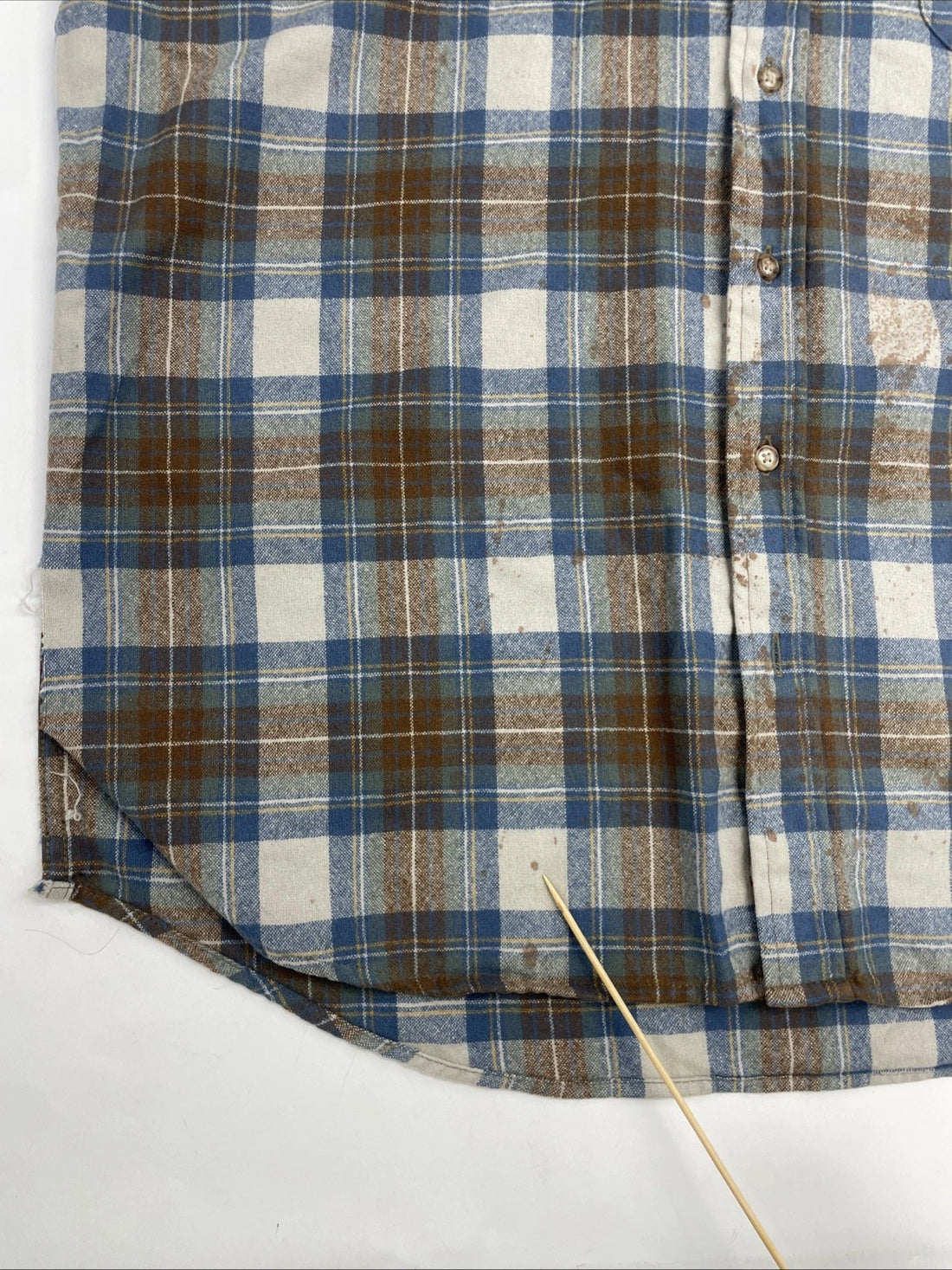Pendleton Wool Fireside Button Up Shirt Size XL Long Plaid