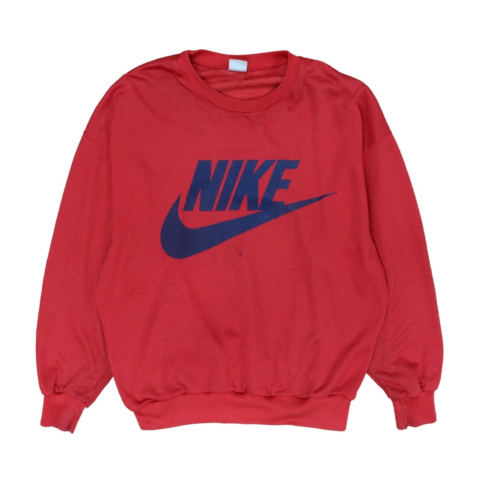 Red nike sale crew neck