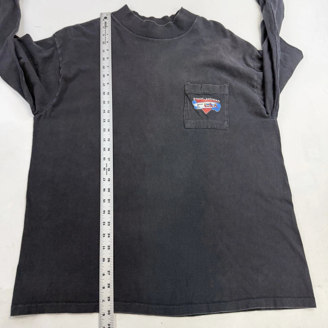 Vintage Harley Davidson City Heat Long Sleeve Pocket T-Shirt Size XL 90s