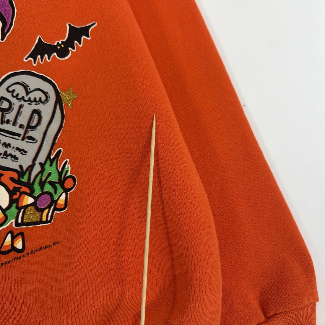 Vintage Halloween Joe Cool Peanuts Crewneck Sweatshirt Size Large 90s