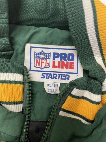 Reebok Green Bay Packers Embroidered Windbreaker Jacket Vtg 90s NFL Pro  Line XL