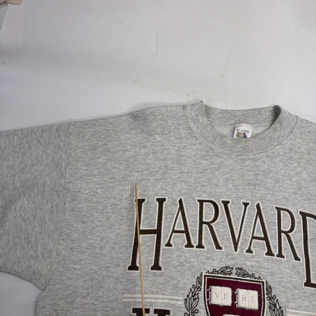 Vintage Harvard University Crimson Crest Crewneck Sweatshirt Size XL NCAA