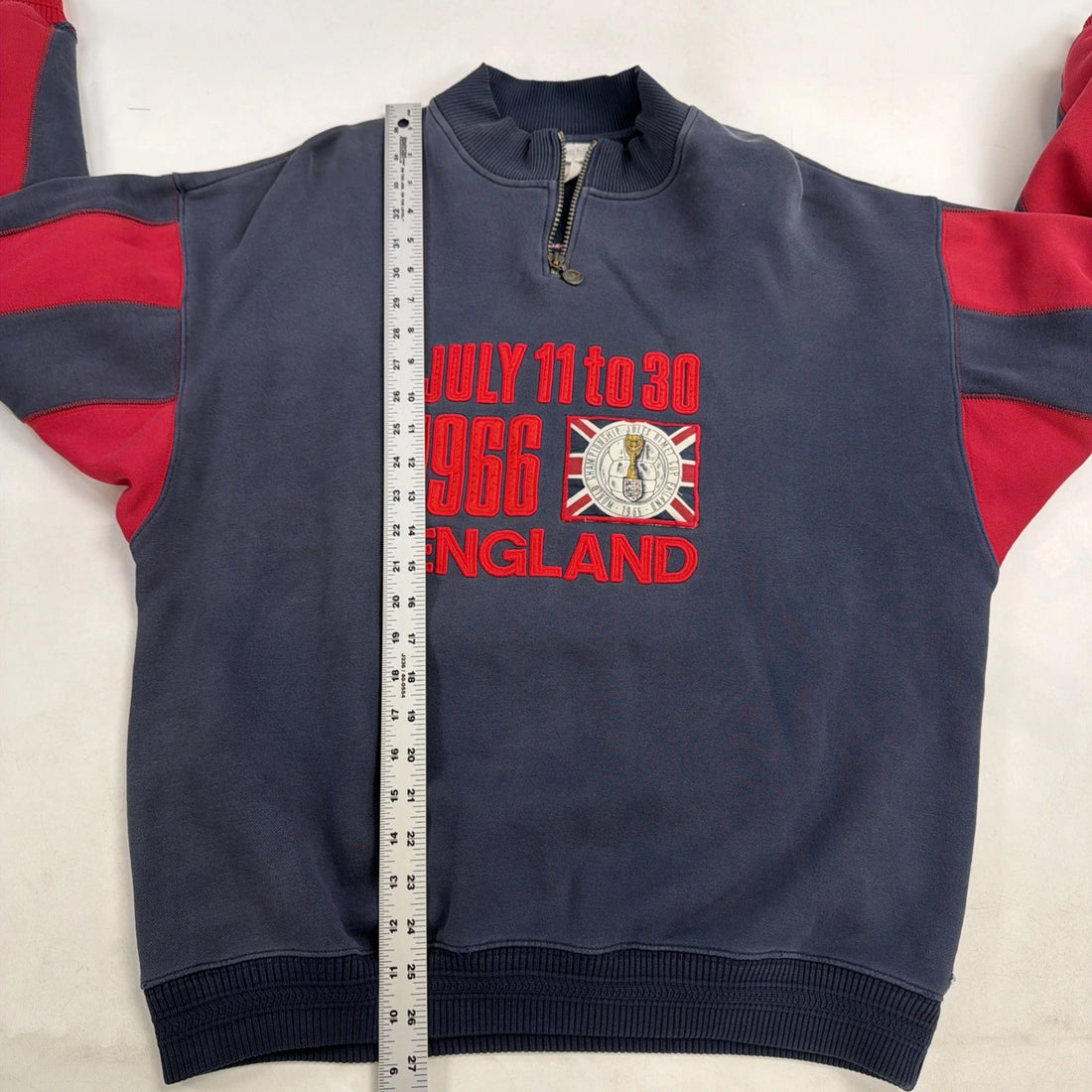 Vintage 1966 World Champs Jules Rimet Cup England Adidas Sweatshirt Medium