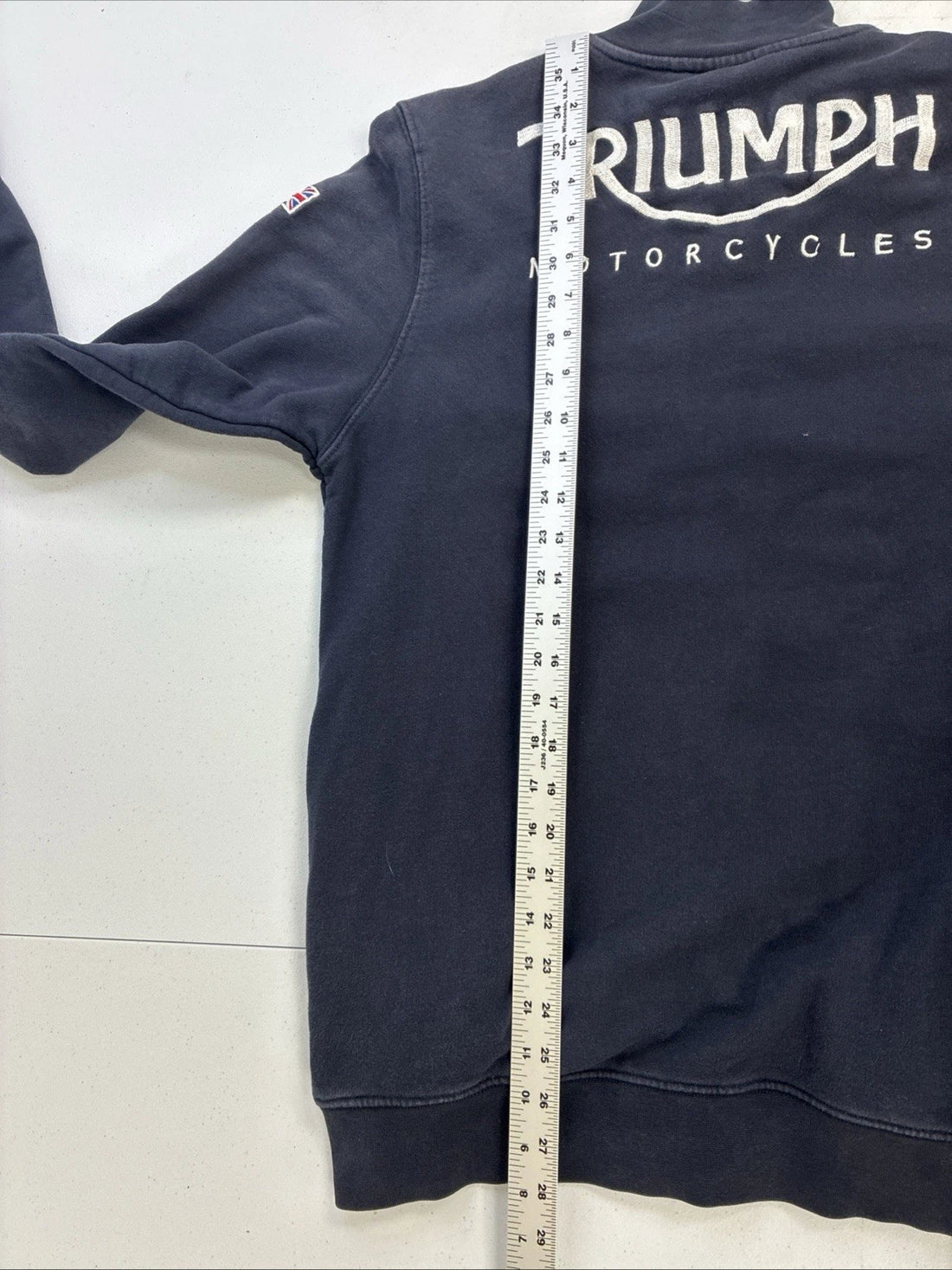 Triumph Motorcycles Track Jacket Sweatshirt Size Medium