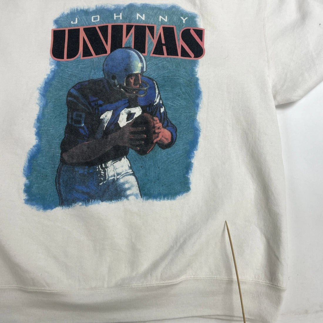 Vintage Johnny Unitas Baltimore Colts Football Crewneck Sweatshirt Large NFL