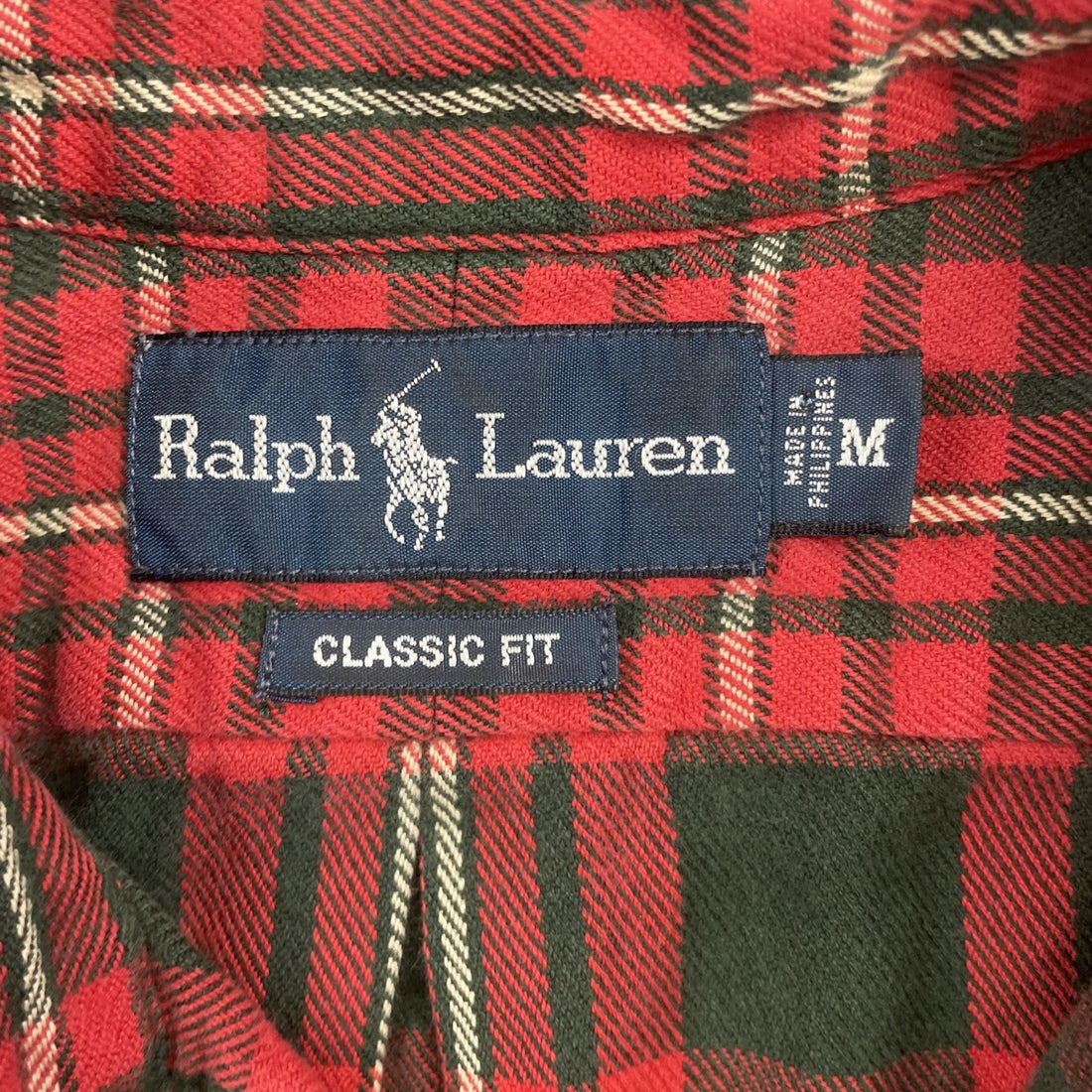 Polo Ralph Lauren Button Up Shirt Size Medium Plaid Long Sleeve