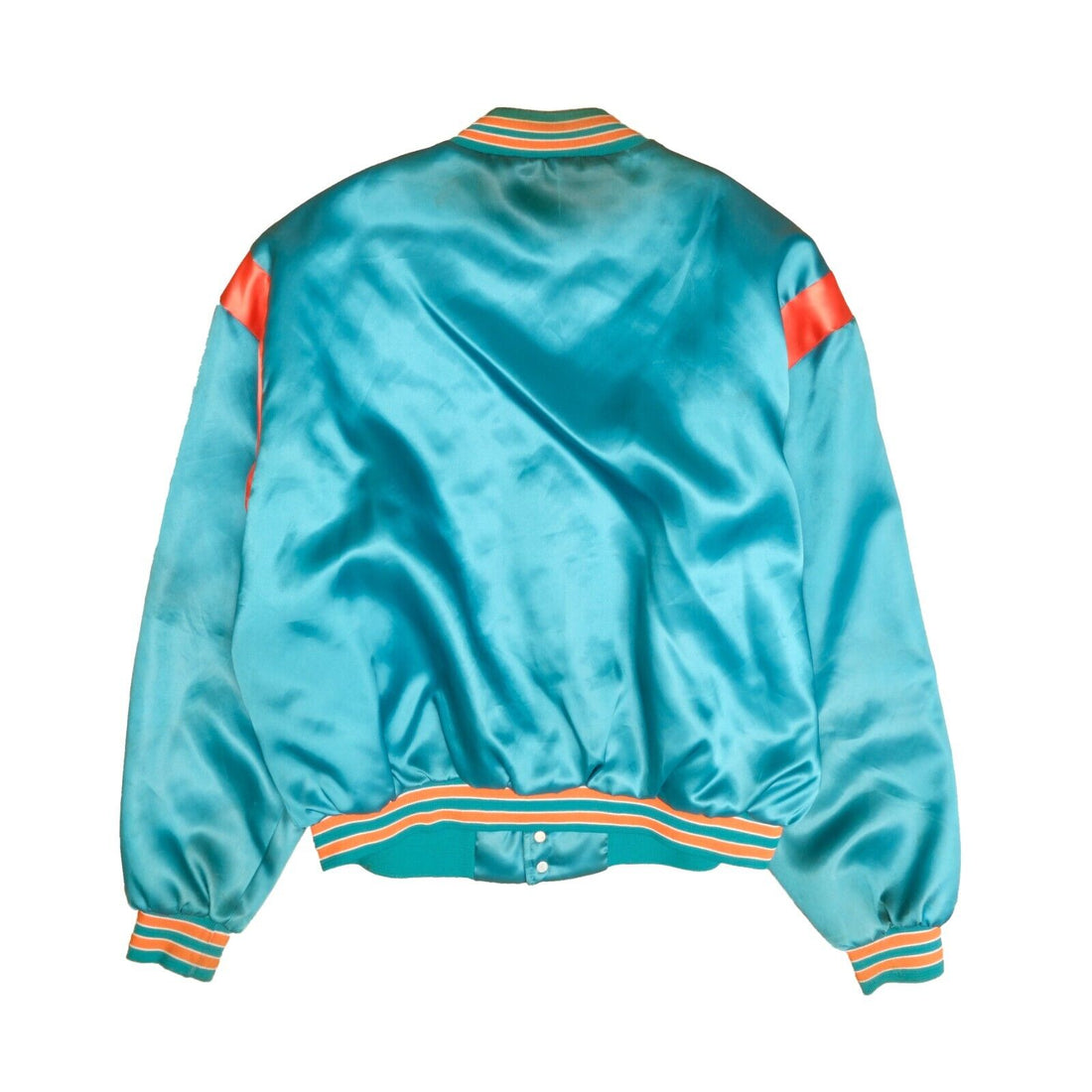 Vintage Miami Dolphins Satin Chalk Line Jacket Sz. L