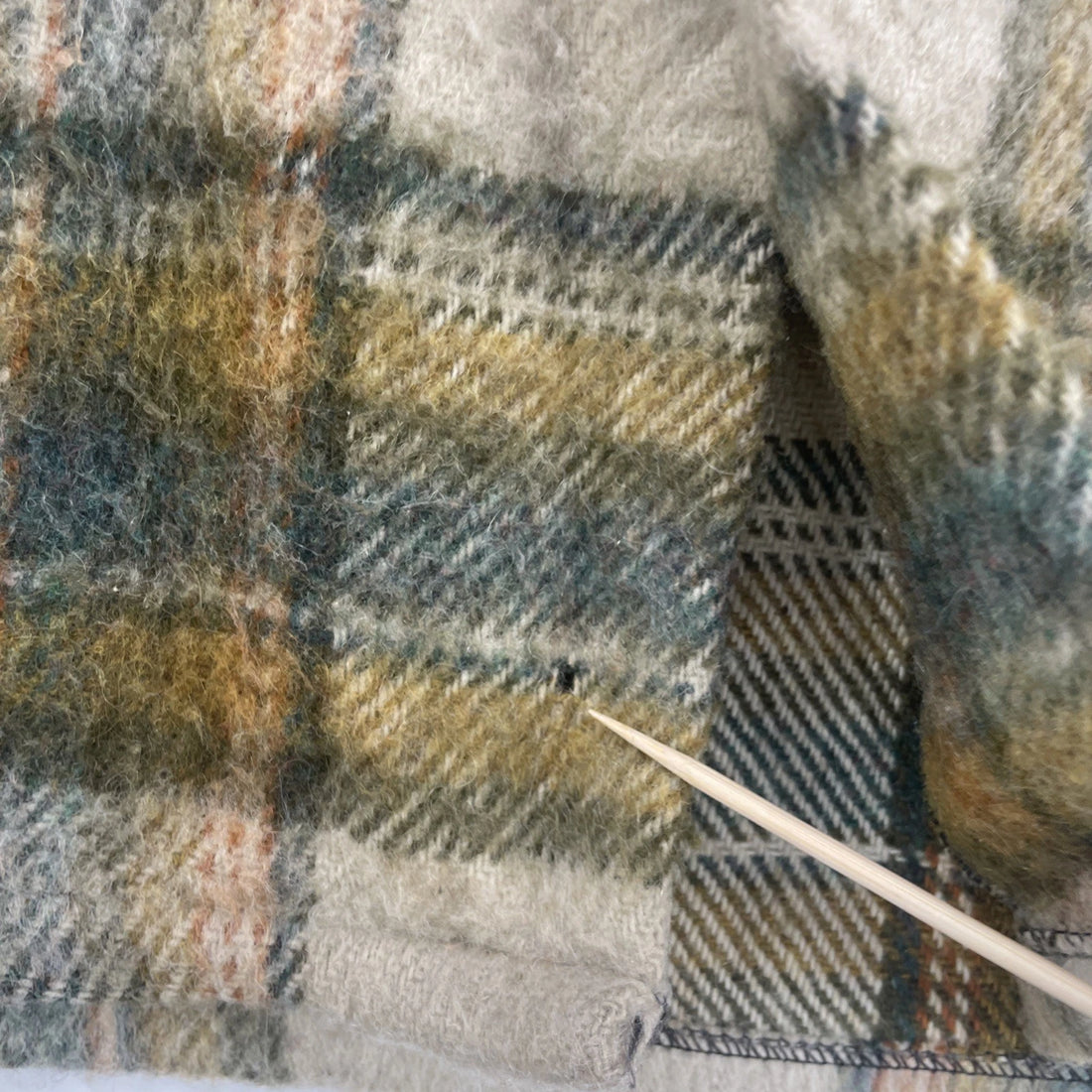 Vintage The Bell Shirt Wool Shirt Jacket Size Medium Plaid