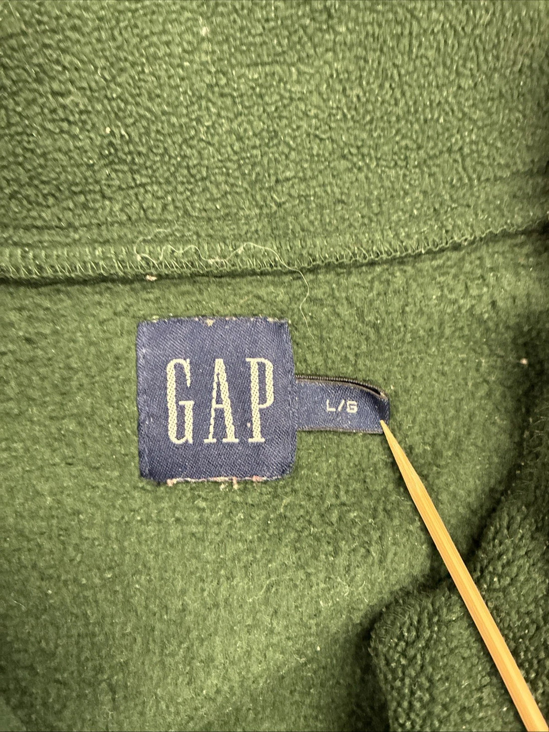 Gap 1/4 Zip Pullover Fleece Jacket Size Large