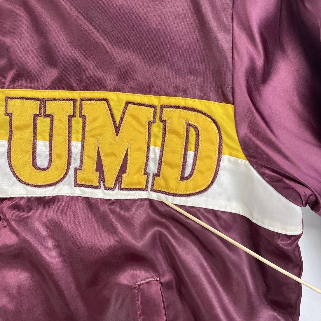 Vintage UMD Satin Bomber Jacket Size Large 90s