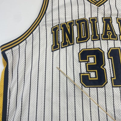 Vintage Indiana Pacers Reggie Miller Authentic Reebok Jersey Size 56 NBA