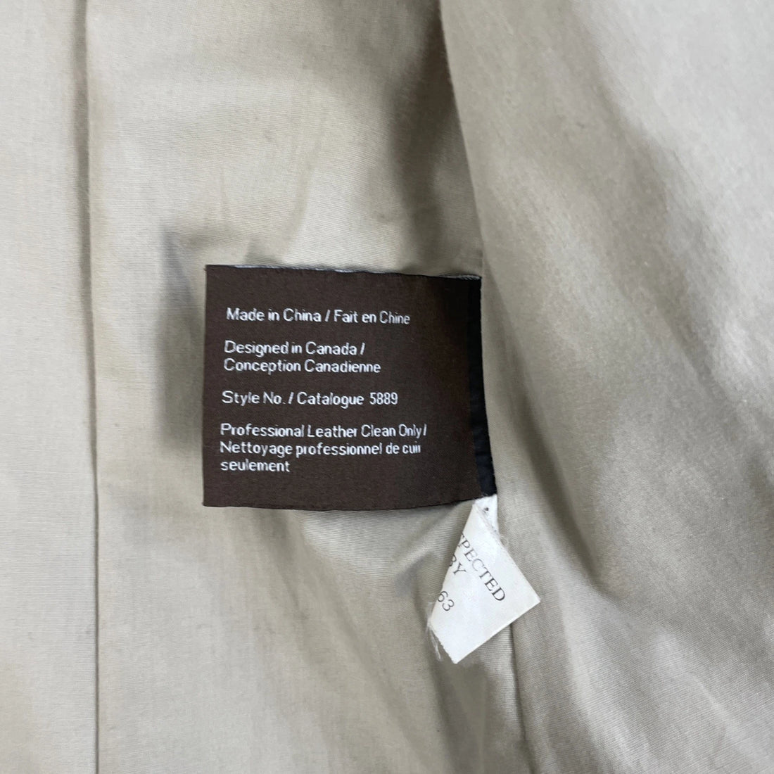 Danier Leather Jacket Size Medium