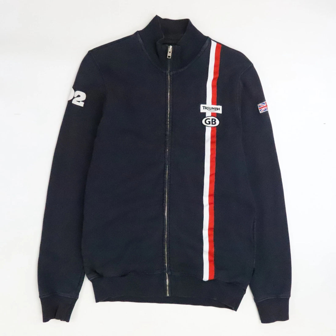 Triumph Motorcycles Track Jacket Sweatshirt Size Medium