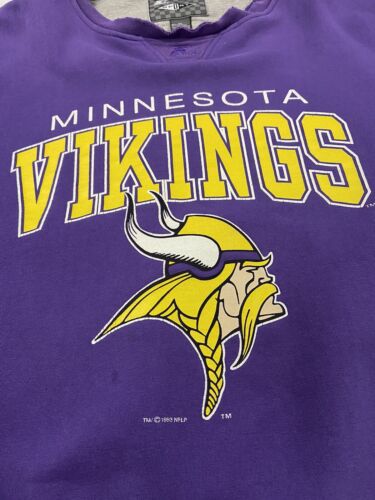 Vintage 1993 Minnesota Vikings Starters Sweatshirt Size XL 