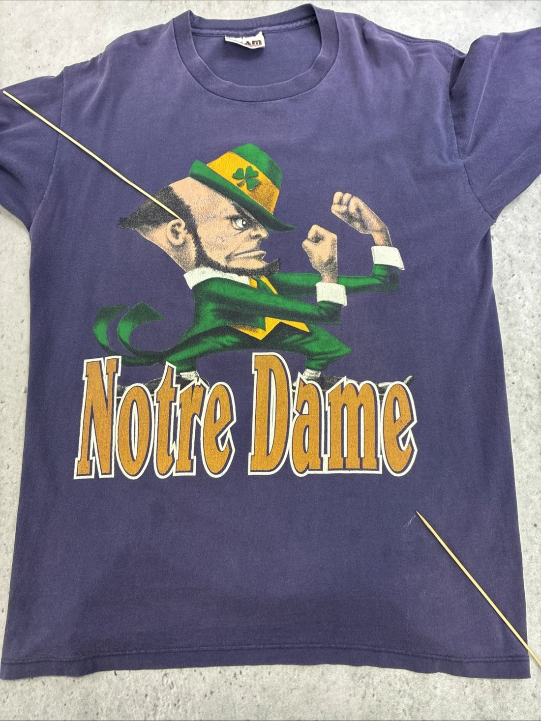 Vintage Notre Dame Fighting Irish T-Shirt Size XL 90s NCAA