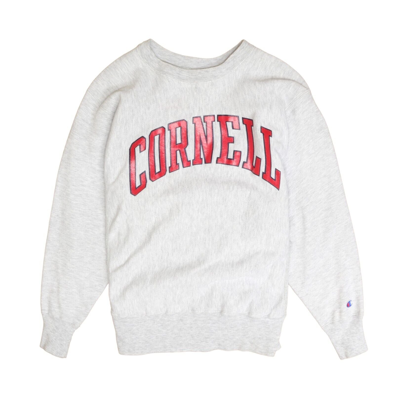 Vintage Cornell Bid Red Champion Reverse Weave Sweatshirt Size Medium Throwback Vault