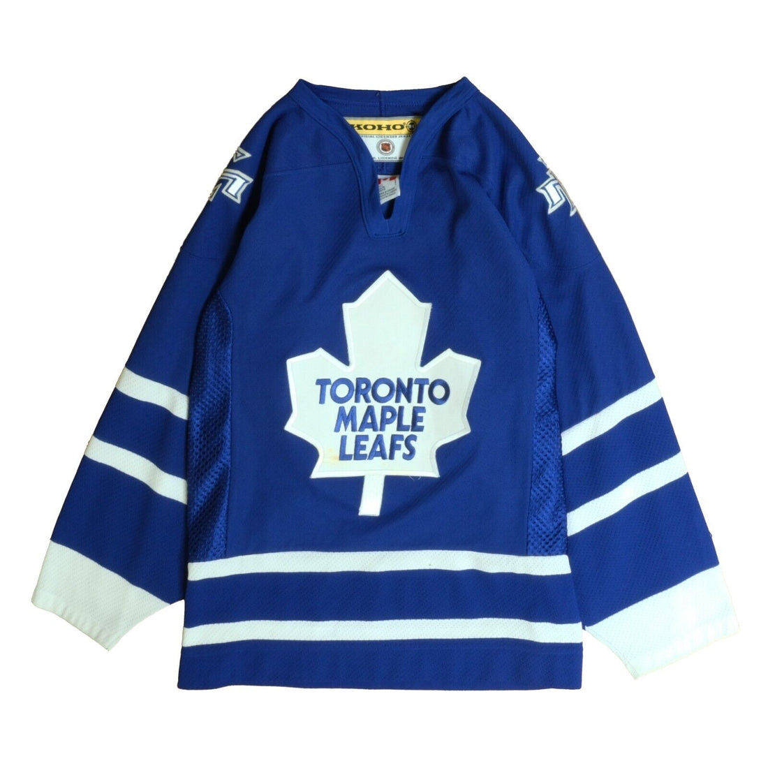 Vintage 90s Toronto Maple Leafs NHL Hockey Starter Small Blue 