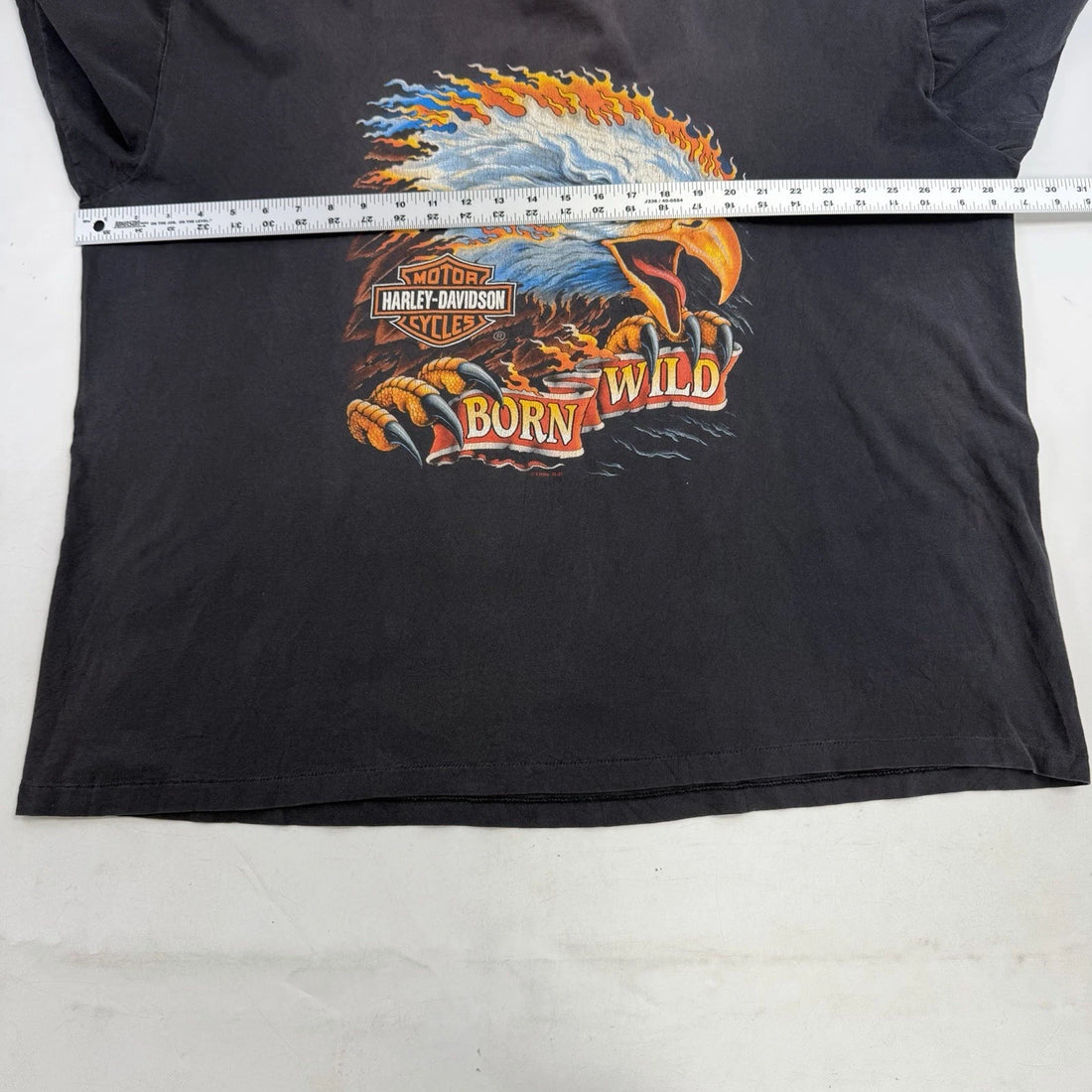 Vintage Harley Davidson Eagle T-Shirt Size 3XL 1996 90s