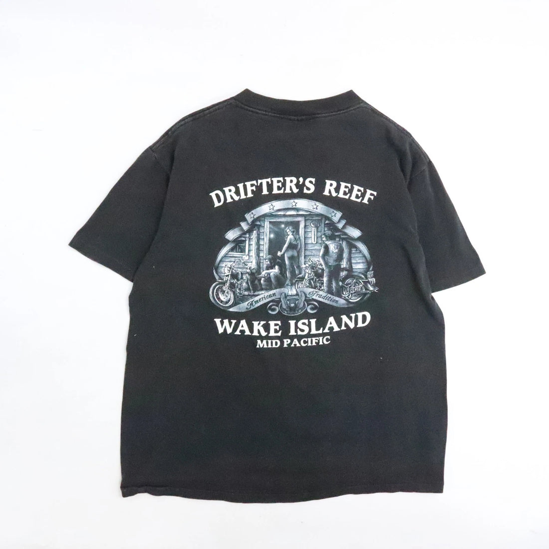 Vintage Harley Davidson V-Twin Engine T-Shirt Medium Double Sided 1987 80s