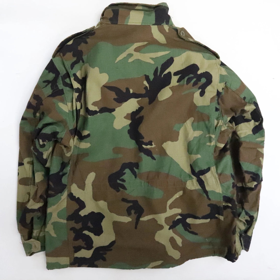 Army Military Cold Weather Camo Field Coat Jacket Size Large Short