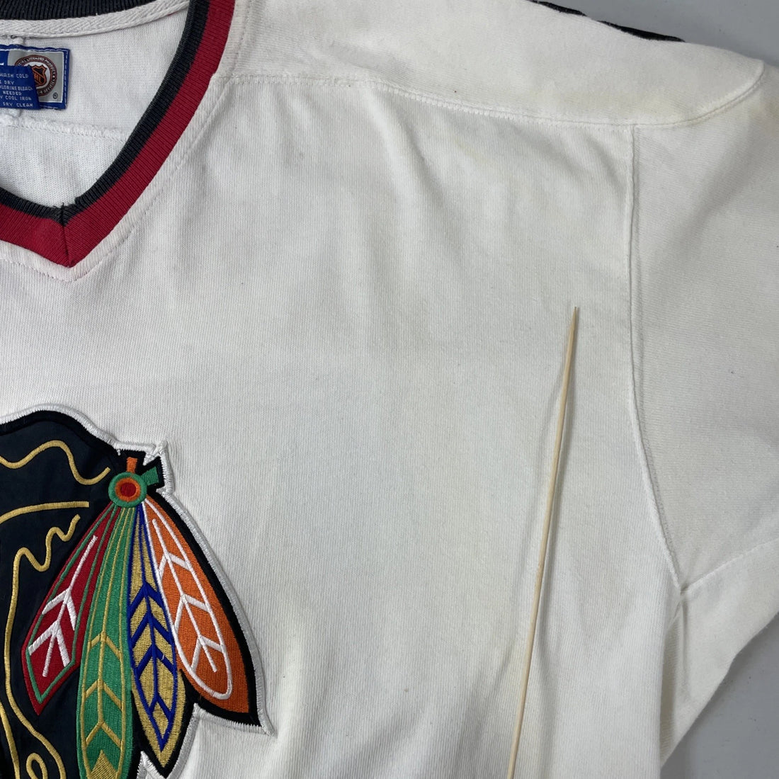 Vintage Chicago Blackhawks Starter Cotton Jersey Size XL NHL