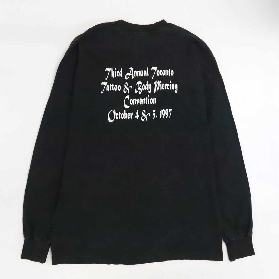 Vintage Toronto Body Piercing Convention Long Sleeve T-Shirt XL 1997