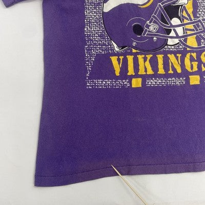 Vintage Minnesota Vikings T-Shirt Size Large 90s NFL