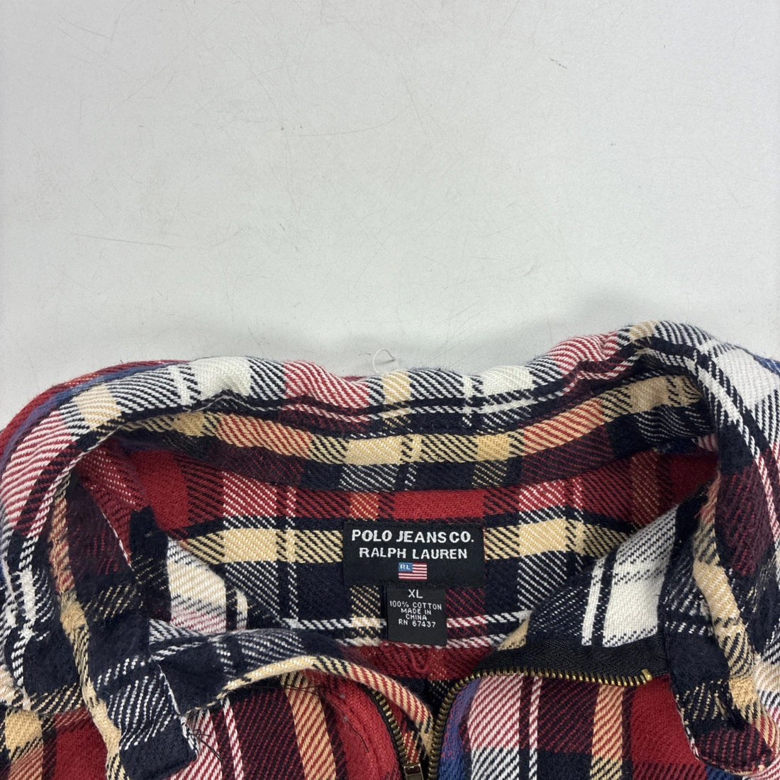 Vintage Polo Jeans Ralph Lauren Pullover Shirt Size XL