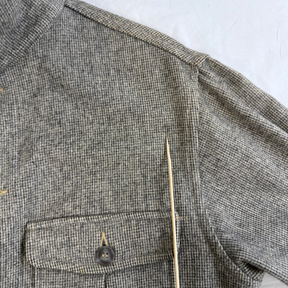 Vintage Woolrich Wool Mackinaw Field Shirt Jacket Size 40 40s 50s
