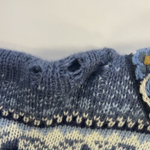 Vintage Nordstrikk Wool Cardigan Sweater Size Large Fair Isle