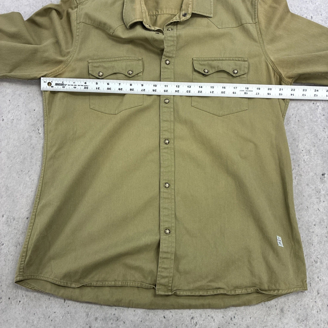 Lee Cooper Western Pearl Snap Shirt Size Large