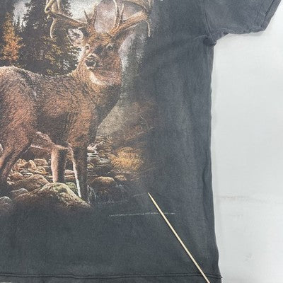 Vintage 3D Emblem Deer Buck T-Shirt Size Large 1993 90s