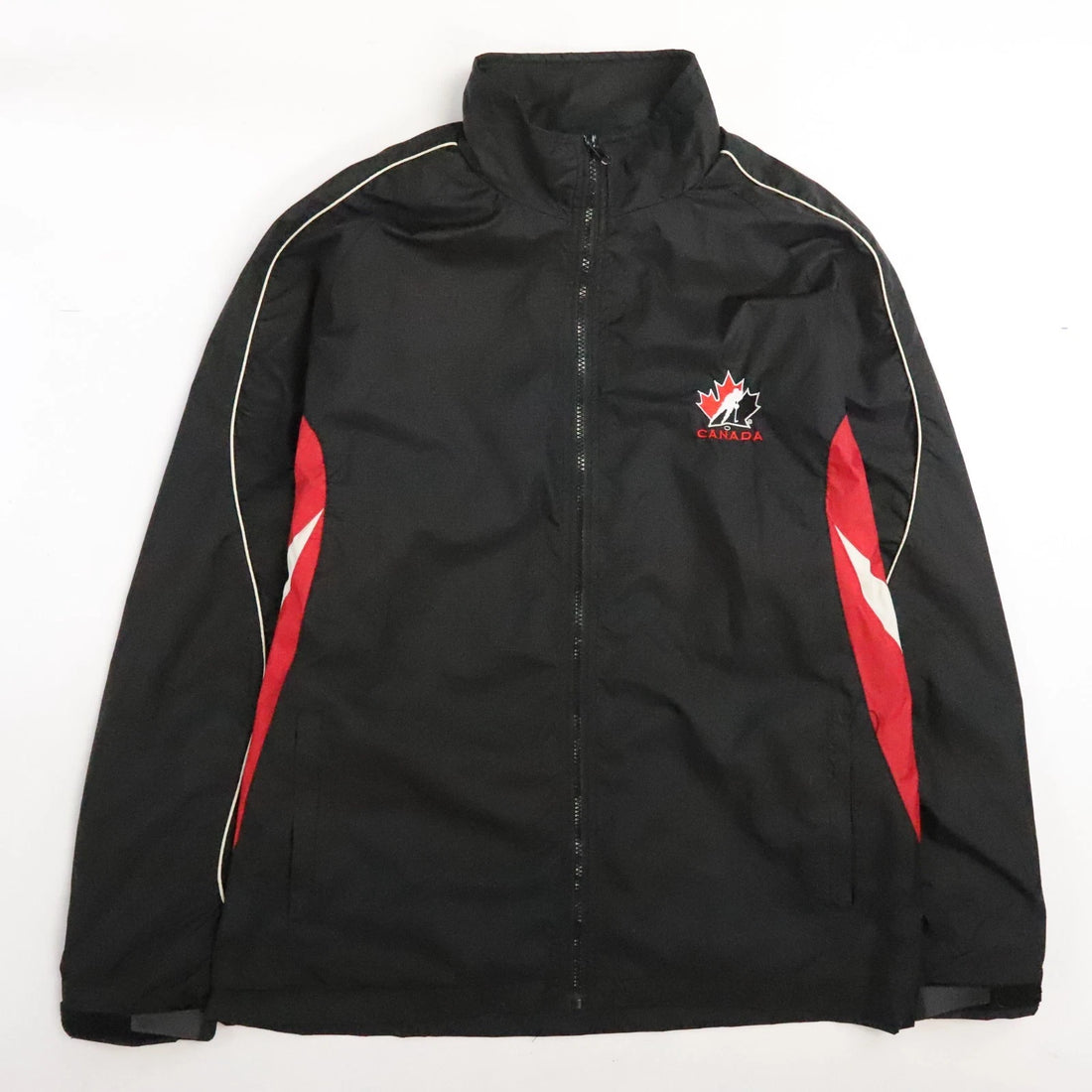 Team Canada Hockey Windbreaker Light Jacket Size Large IIHF