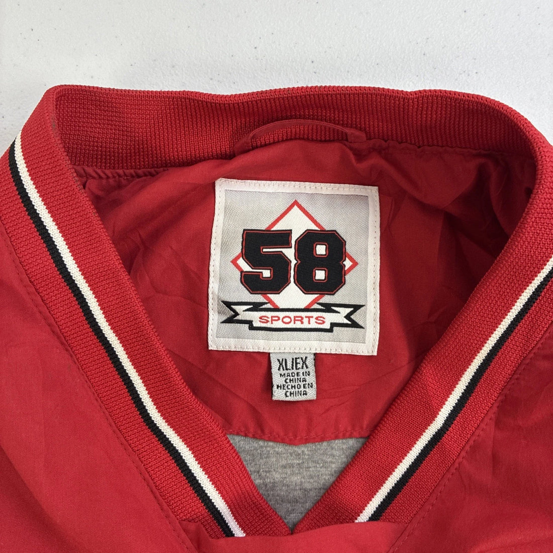 Vintage Wisconsin Badgers Pullover Windbreaker Light Jacket XL NCAA