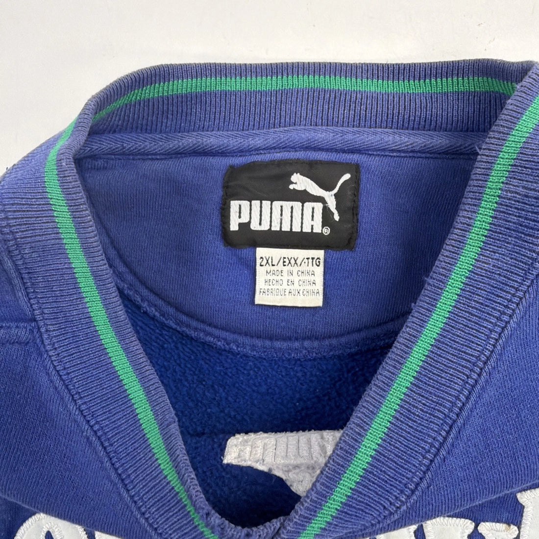 Vintage Seattle Seahawks Puma Sweatshirt Crewneck Size 2XL NFL