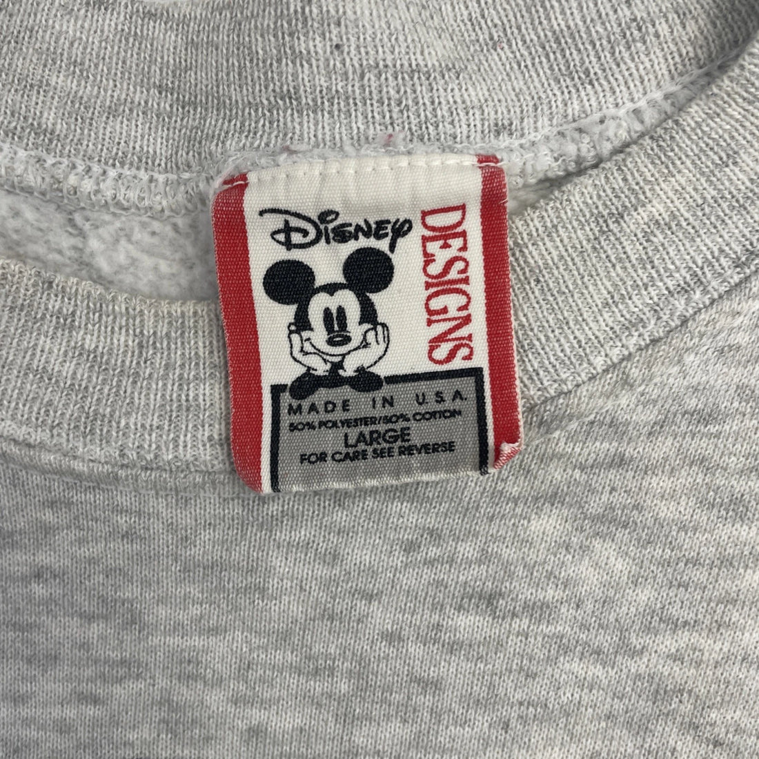 Vintage Mickey Mouse DisneyCrewneck Sweatshirt Size Large 90s