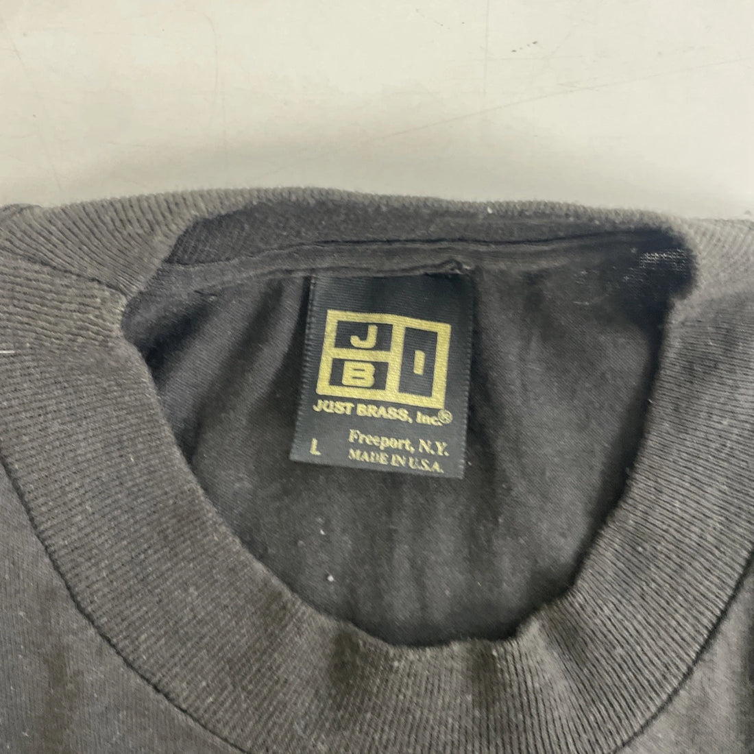 Vintage Gun Control Shoot Straight T-Shirt Size Large Just Brass 1991 90s