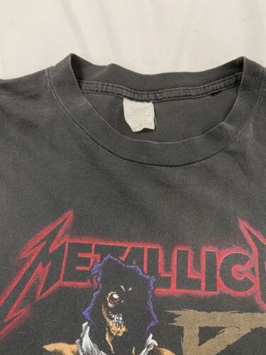 Vintage Metallica Dub Thee Unforgiven Brockum T-Shirt Size XL Pushead Band  1992