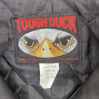 Vintage Tough Duck Canvas Work Jacket Size XL Brown Detroit Style