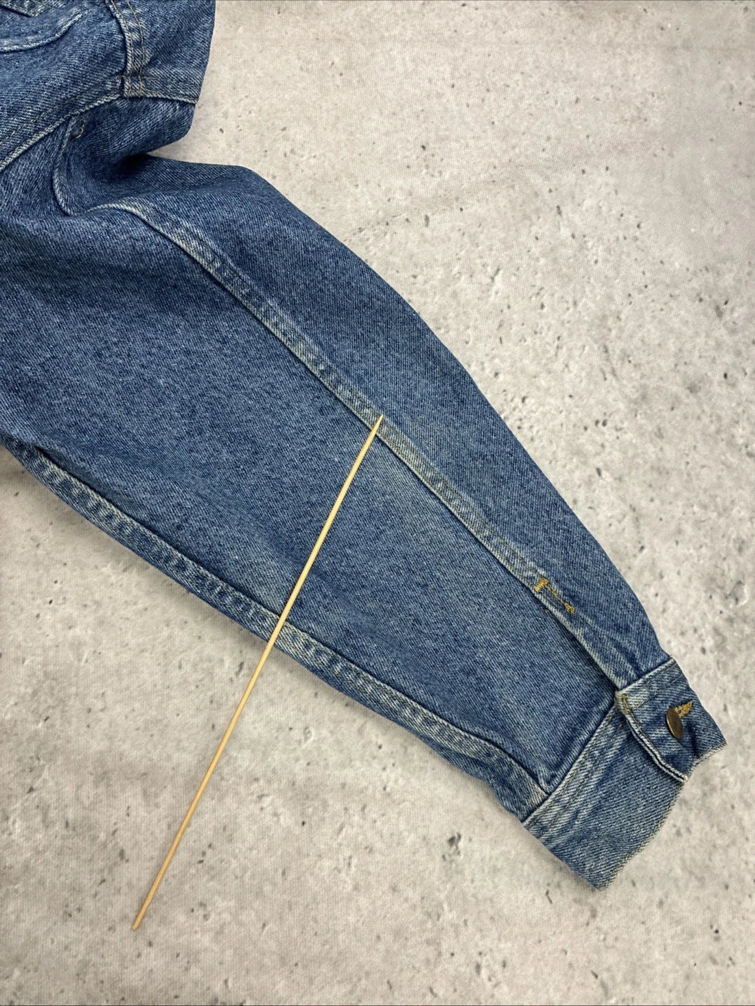 Vintage Lee Denim Jacket Size Large PATD 153438
