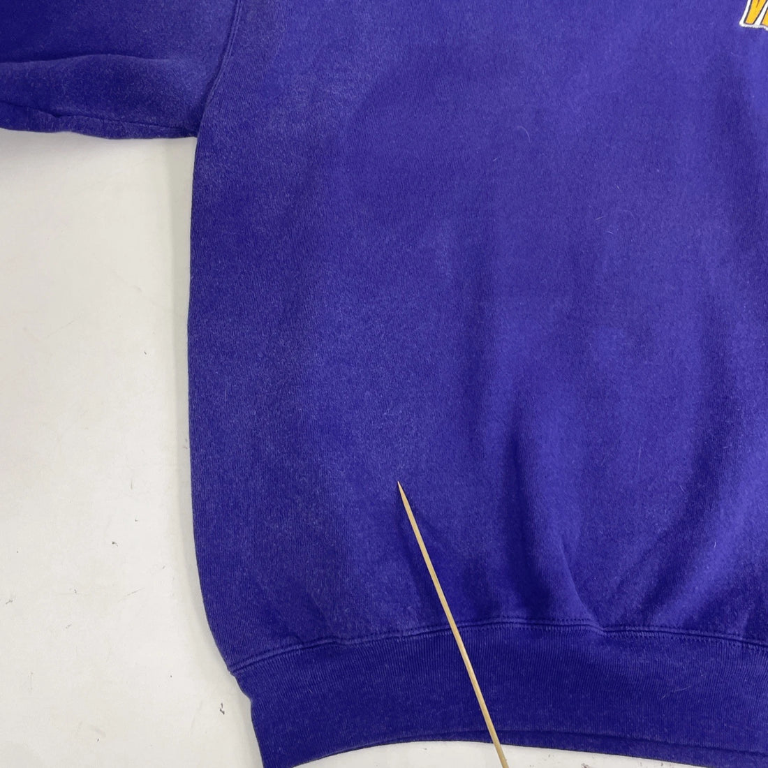 Vintage Minnesota Vikings Embroidered Sweatshirt Crewneck Size XL NFL