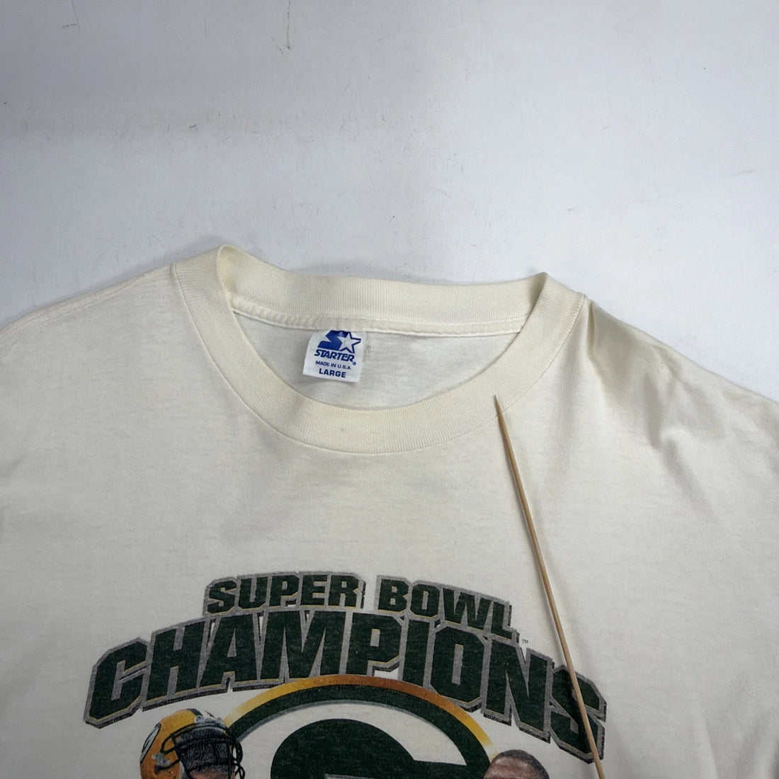 Vintage Green Bay Packers Super Bowl XXXI Champs Starter T-Shirt Large 90s NFL