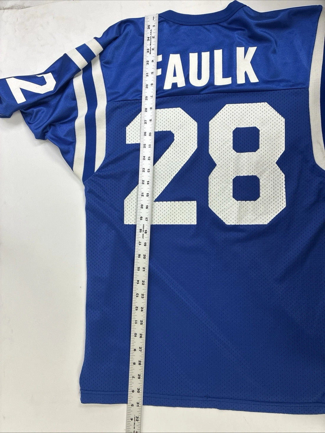 Vintage Indianapolis Colts Marshall Faulk Champion Jersey Size 40 NFL