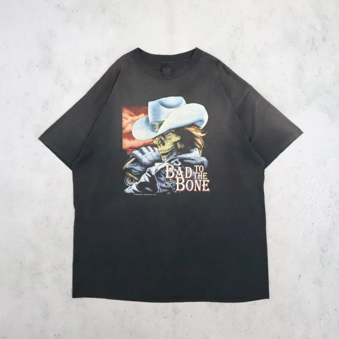 Vintage 3D Emblem Truckers Only Bad To The Bone T-Shirt 3XL 1992