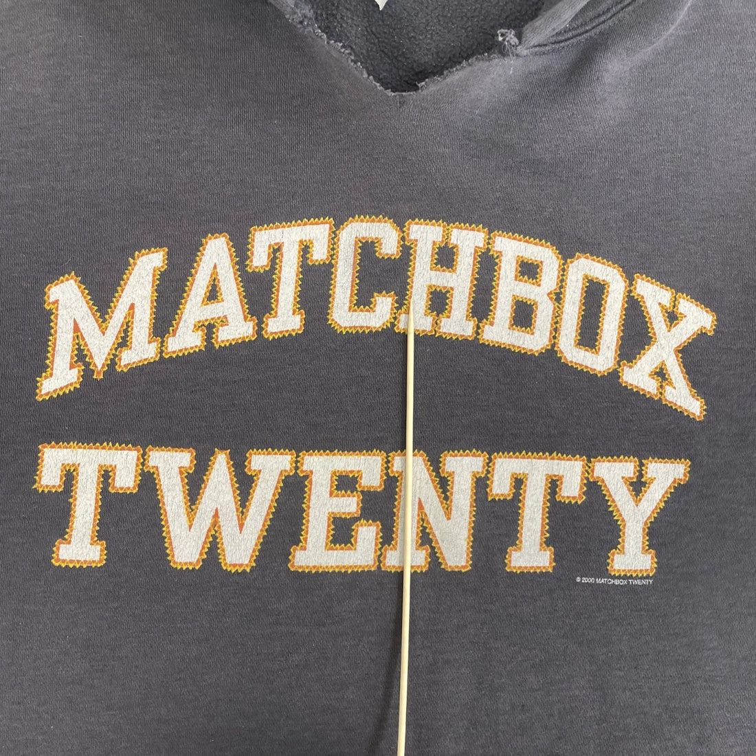 Vintage Matchbox Twenty Sweatshirt Hoodie Size Large Band Distressed 2000