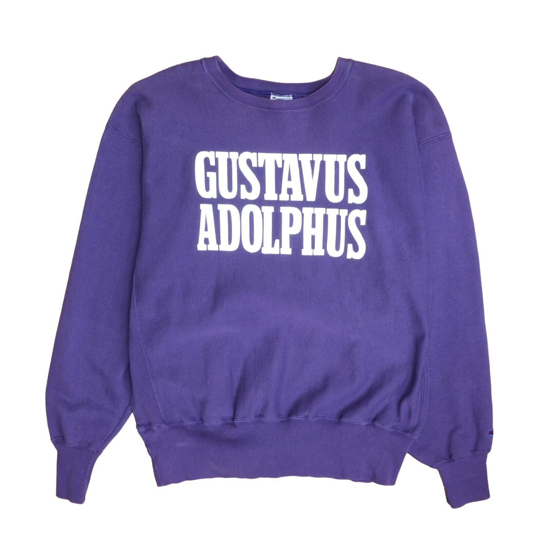 Vintage Gustavus Adolphus Champion Reverse Weave Sweatshirt Size XL Purple