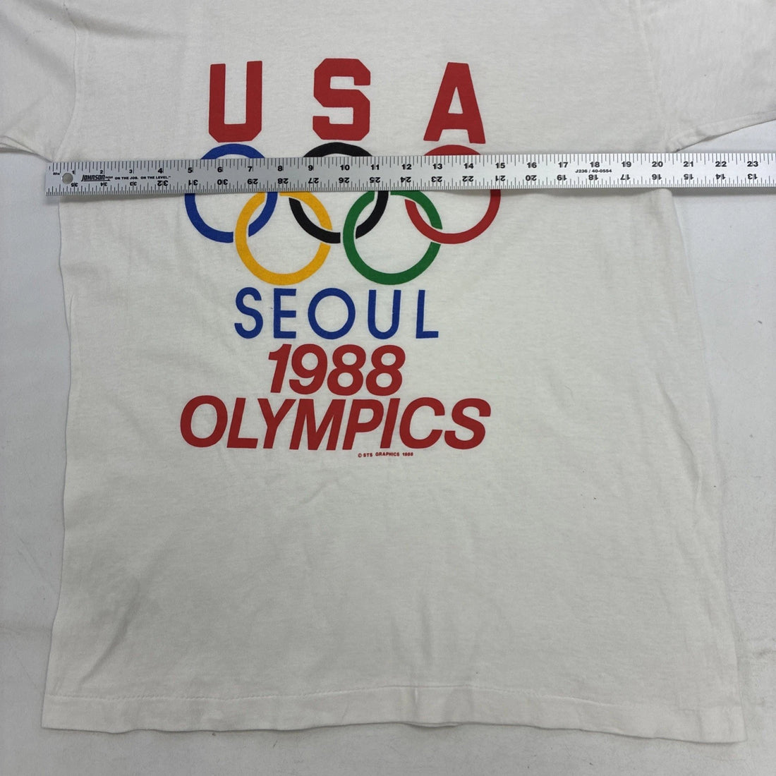 Vintage USA Seoul Olympics T-Shirt Size XL 1988 80s