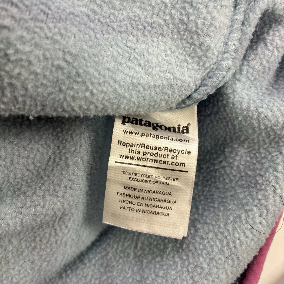Patagonia Eucalyptus Synchilla Snap T Fleece Jacket Womens Size XL